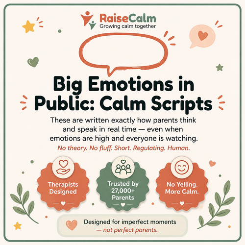 Big Emotions in Public: Calm Scripts