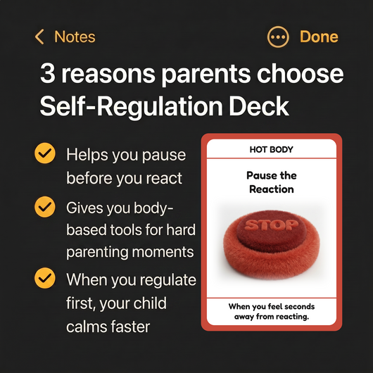 Self Regulation Deck for Parents