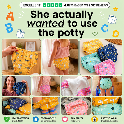 Potty Training Underwear, TrueFeel™ Reusable Toddler Training Pants