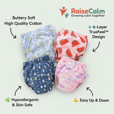 Potty Training Underwear, TrueFeel™ Reusable Toddler Training Pants