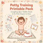 Potty Training Printable Pack — charts, tracker, story and reward certificate for toddlers