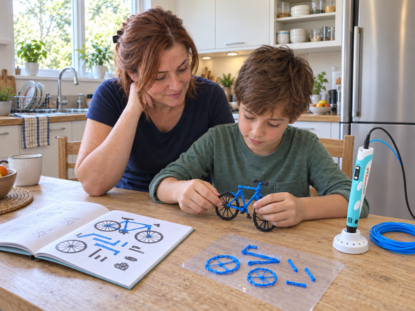 Building a 3D pen bicycle